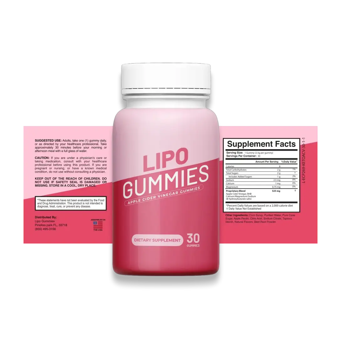 Lipo Gummies Label